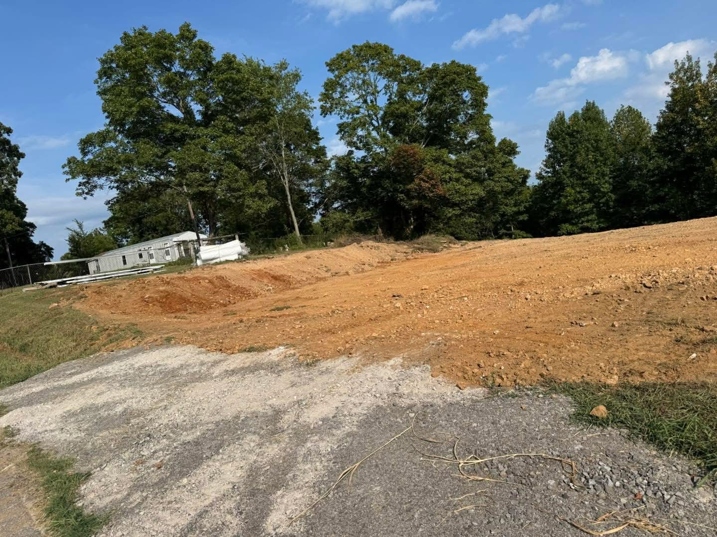 House pad grading and site prep in Clarksville, TN